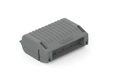 WAGO Gelbox; Branch; for cables; with gel; 221, 2x73 Series; max. 4 mm² connectors; without splicing connectors; Size 2; gray
