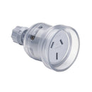 Clipsal 438S15 15amp 3 pin Straight Extension Socket 250V