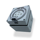 Elec 5 Pin 50amp Socket Outlet 500v IP66
