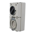 Elec 3 Pin 15amp Switched Socket Outlet 250v IP66