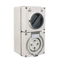Protega 4 Pin 40amp Switched Socket Outlet 500v IP66