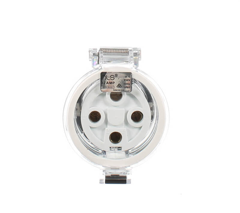 Elec 32amp 4 pin Socket 500v IP66