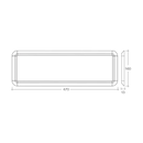 NARVA 10-30Vdc LED Interior Light Panel without Switch 470 x 160mm