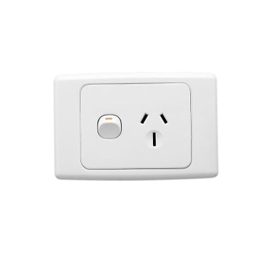 Clipsal 2000 Series Single Switch Socket Outlet 15Amp 250v