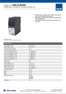 Allen Bradley 1606-XLB240E Power Supply 90-264V AC TO 24-28V DC 240W 10A