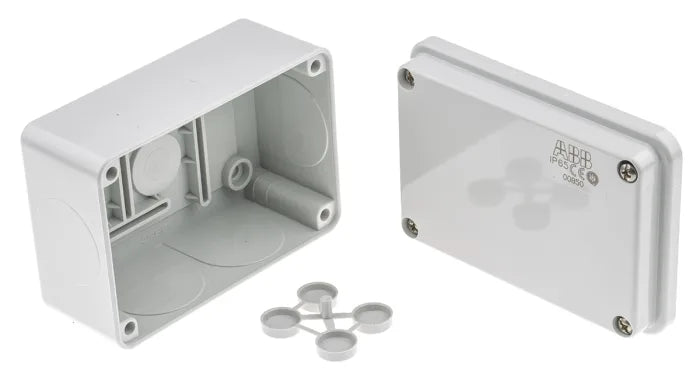 ABB Grey Thermoplastic Junction Box 105 x 70 x 50mm IP65