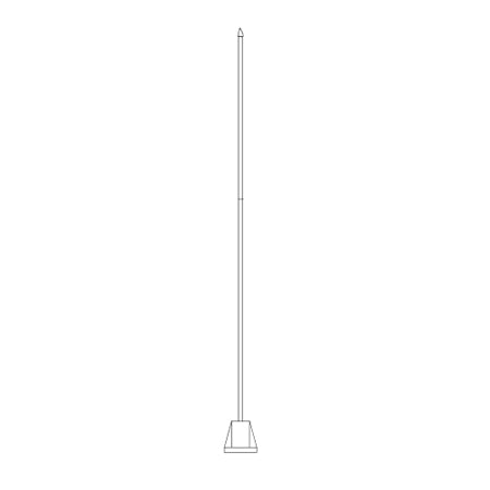 Moonraker LPS 2 Metre Lightning Protection Grounding Rod LPS-2 L/D