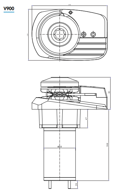 Vertical 900W