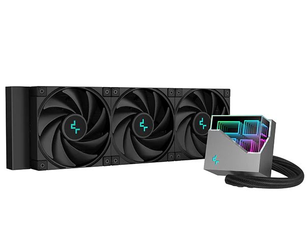 DEEPCOOL LT720 Premium Liquid CPU Cooler, 240mm Radiator, High-Performance FK120 FDB Fans, Multidimensional Infinity Mirror Block, 5V A-RGB Softwa