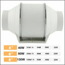 8inch Extractor Fan Duct Hydroponic Inline Exhaust Vent Industrial