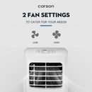 CARSON 3-in-1 Portable Air Conditioner Dehumidifier Fan Cooler Aircon 7000 BTU