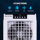 POLYCOOL 35L 220W Portable Evaporative Air Cooler 24 Hour Timer 4 in 1 Cooling Fan w/ Remote