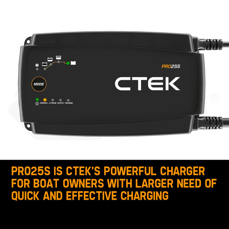 Ctek CTEK PRO25S Smart Battery Charger Professional 25A AGM Lithium 12V CTE