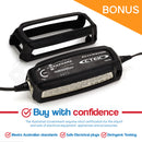 CTEK MXS 5.0 Test and Charge Battery Charger 12V 5Amp Deep Cycle AGM Bumper Case