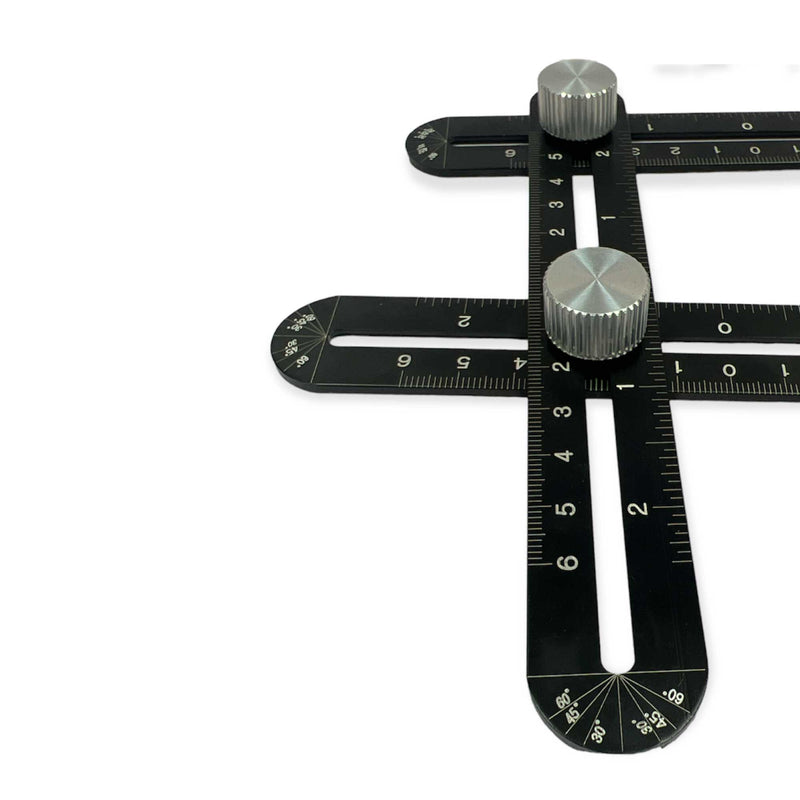 Multipe Angle Ruler 6 Fold Alloy Multiple Angle Ruler - Layout Measuring Template Tool