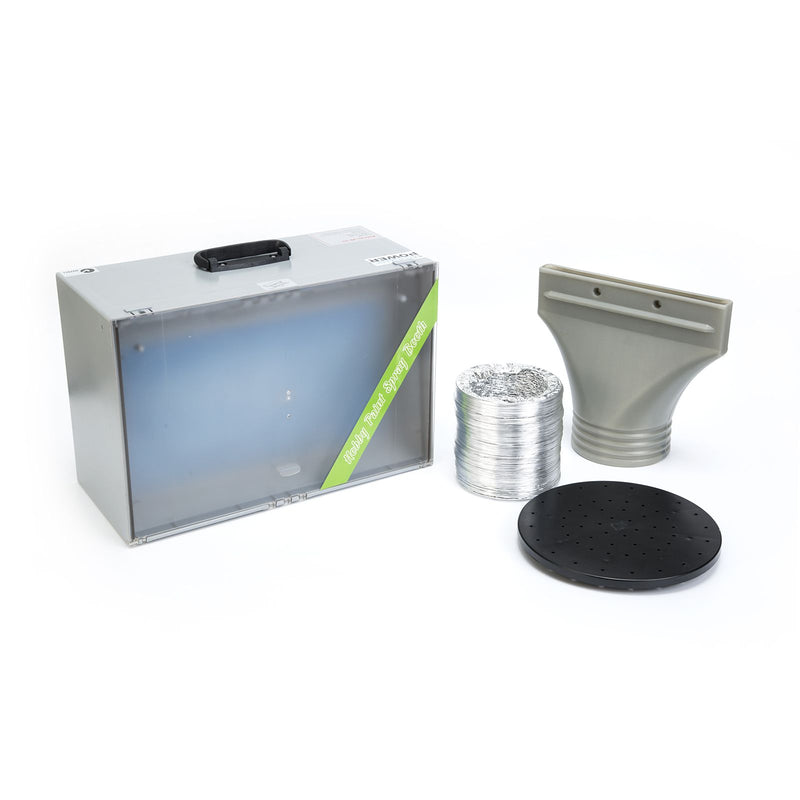 Portable Exhaust Fan Air Brush Spray Booth with LED