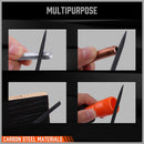 HORUSDY 2x Mini Sharp Flat Steel File Metal Wood Carving Carpentry Tool Durable