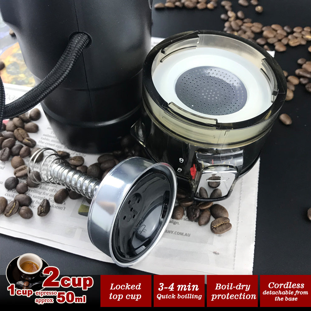 12V Car Espresso Moka Coffee Maker Set Espresso In Car Coffee Machine