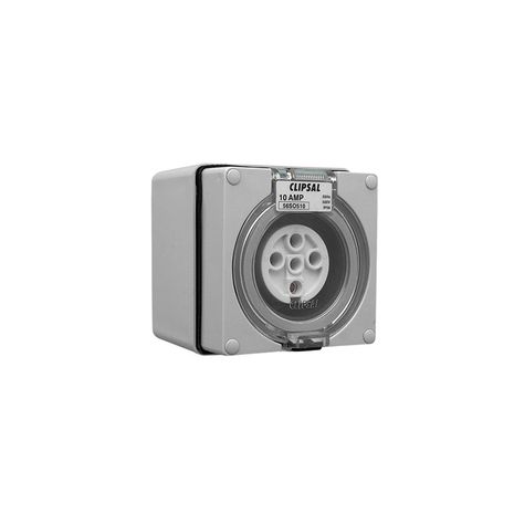 Clipsal 56 Series 5 Pin 10amp Socket Outlet 500v IP66