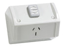 Clipsal Weather Proof Single Switch Socket Outlet 15amp 250v IP53