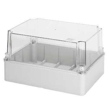 Gewiss Transparent Deep Lid Junction Box 190 x 140 x 140mm IP56