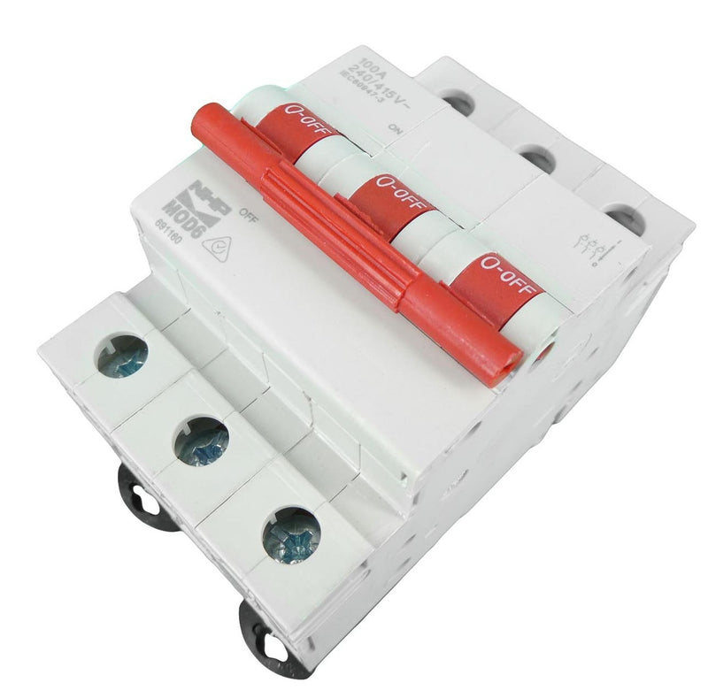 NHP 100 Amp 3 Pole MOD 6 Main Switch 240/415V