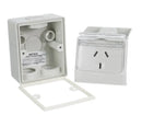Clipsal Weather Proof Single Switch Socket Outlet 10amp 250v IP54