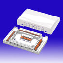 WAGO Junction box; Branch; for multicore cables; 221 Series; max. 4 mm² connectors; without splicing connectors; white